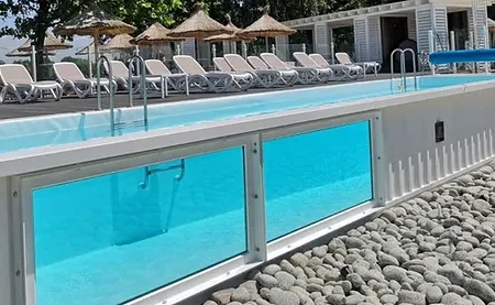 Piscine Conteneur 12.2mx 2.5m Prête à l'Emploi avec Pompe à Chaleur