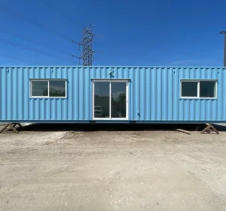 Maison conteneur de 40” Modèle “EPINA”Bleu