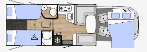 Camping Car Benimar Mileo 263 – Image 2