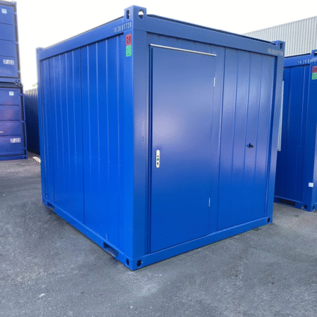 Conteneur Bureau de 10 pieds Bleu RAL 5010